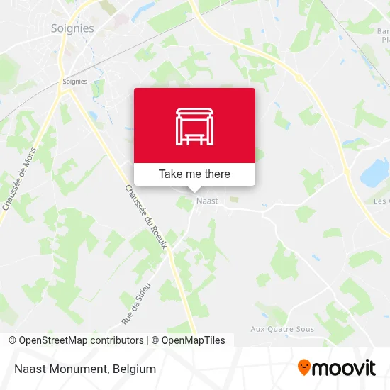 Naast Monument map