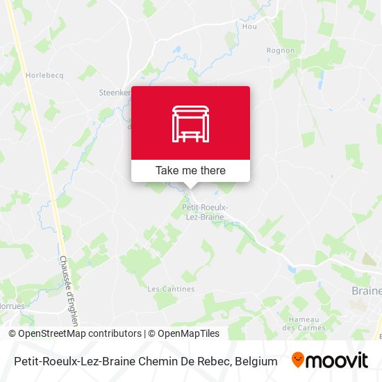 Petit-Roeulx-Lez-Braine Chemin De Rebec plan