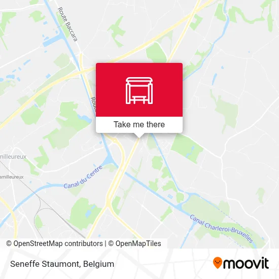 Seneffe Staumont map