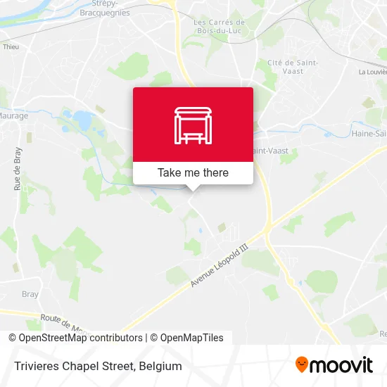 Trivieres Chapel Street map