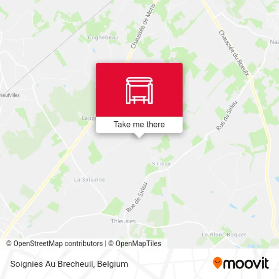 Soignies Au Brecheuil map