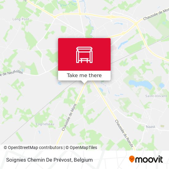 Soignies Chemin De Prévost map