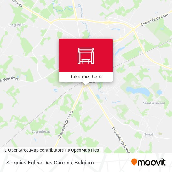 Soignies Eglise Des Carmes map