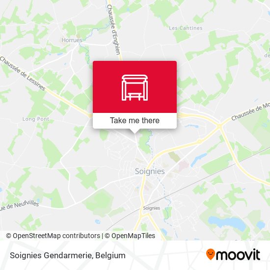 Soignies Gendarmerie plan