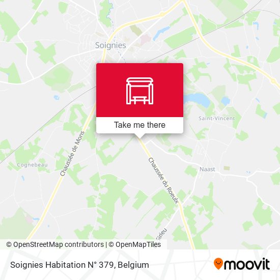 Soignies Habitation N° 379 map