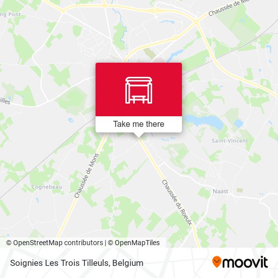 Soignies Les Trois Tilleuls plan