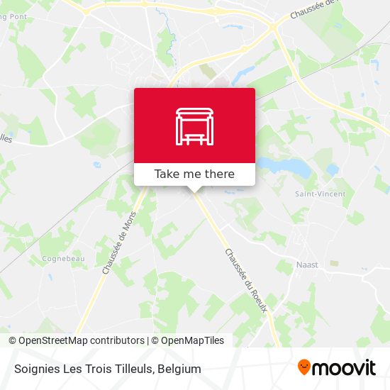 Soignies Les Trois Tilleuls plan