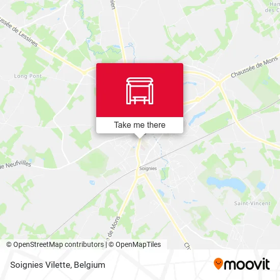 Soignies Vilette map