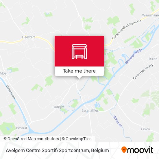 Avelgem Centre Sportif / Sportcentrum map