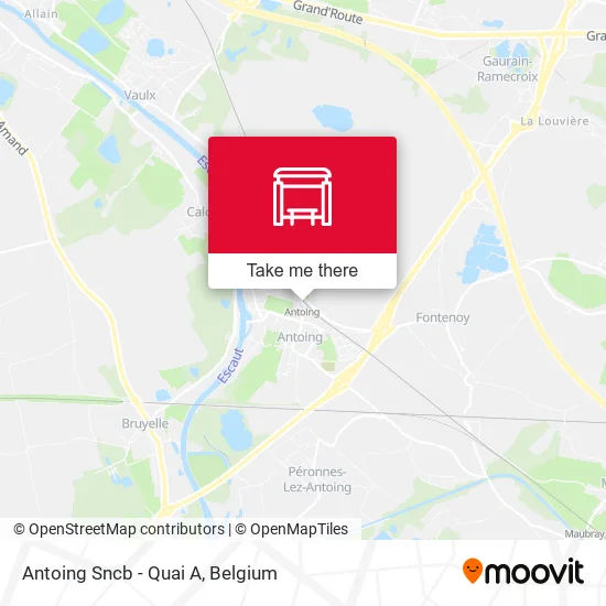 Antoing Sncb - Quai A plan