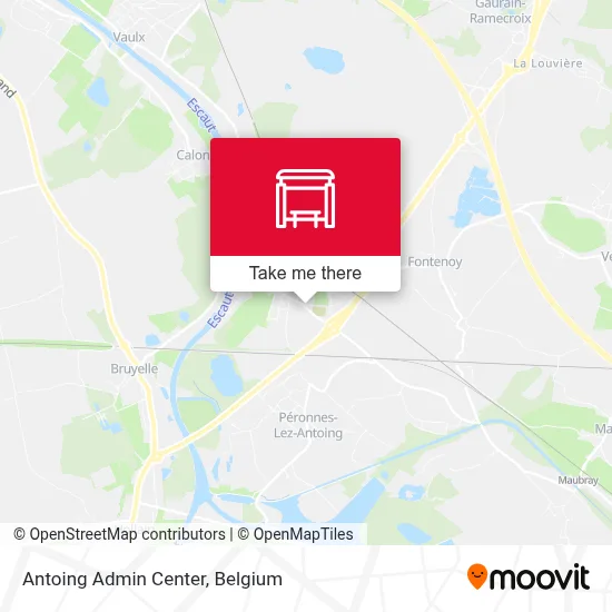 Antoing Admin Center map