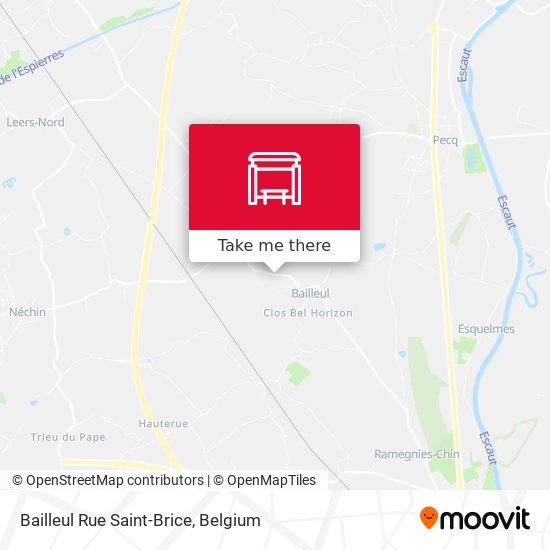 Bailleul Rue Saint-Brice map