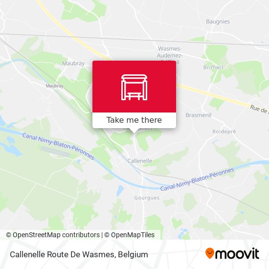 Callenelle Route De Wasmes plan