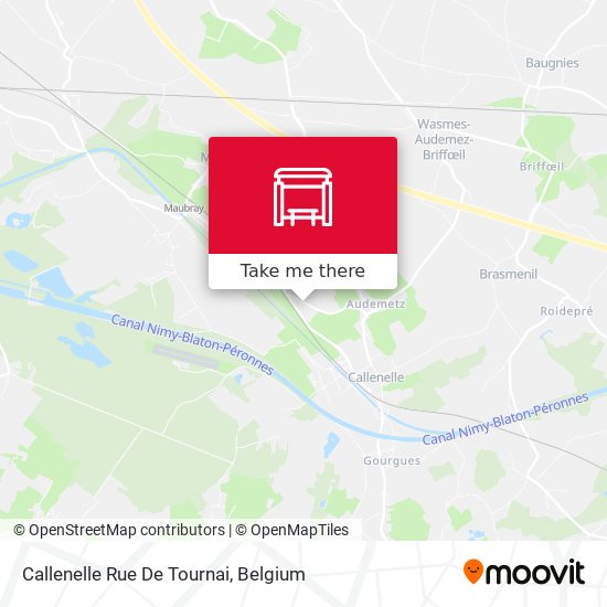Callenelle Rue De Tournai map