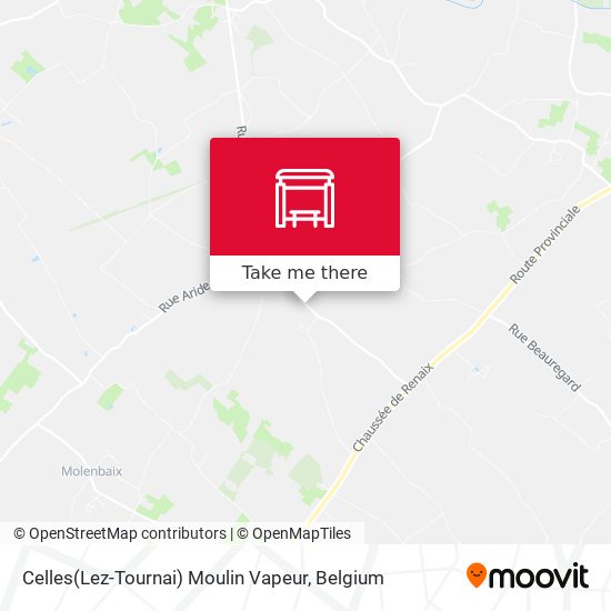 Celles(Lez-Tournai) Moulin Vapeur map