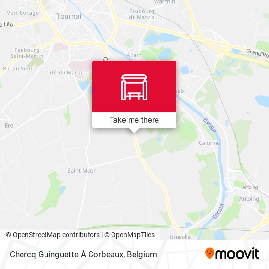 Chercq Guinguette À Corbeaux map