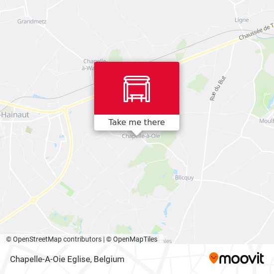 Chapelle-A-Oie Eglise plan