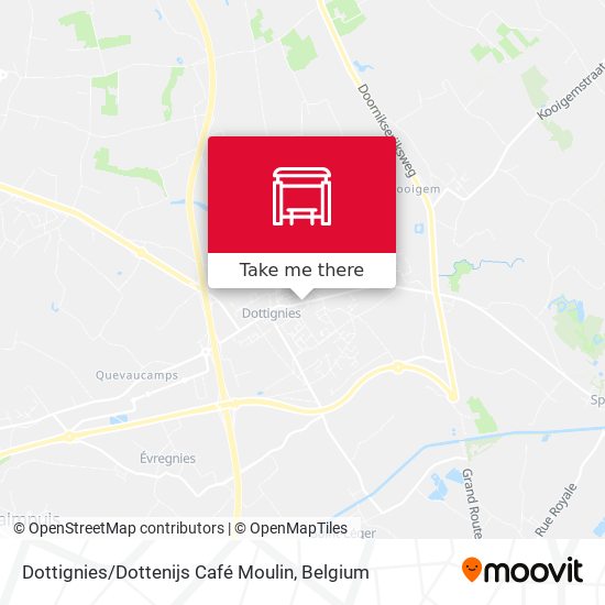 Dottignies / Dottenijs Café Moulin map