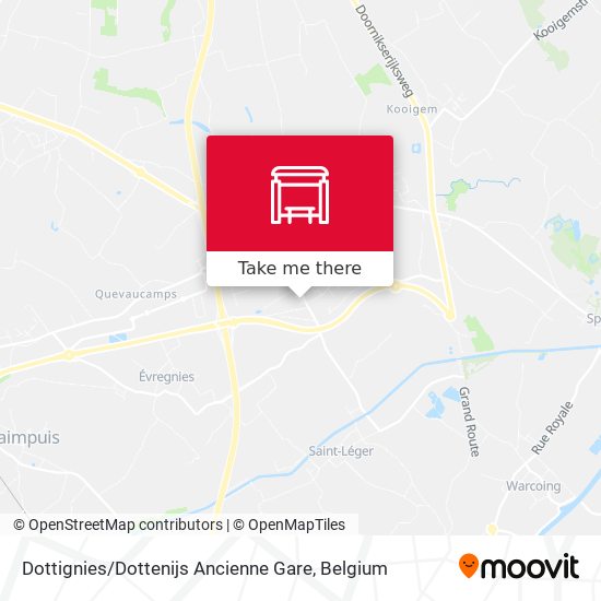 Dottignies / Dottenijs Ancienne Gare map