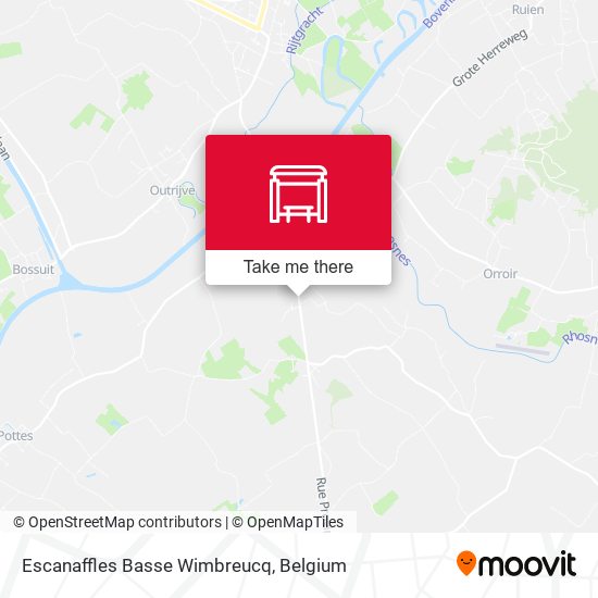 Escanaffles Basse Wimbreucq map