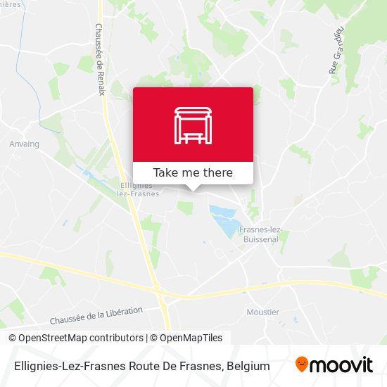 Ellignies-Lez-Frasnes Route De Frasnes map