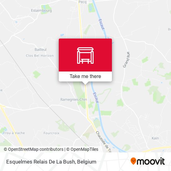 Esquelmes Relais De La Bush map