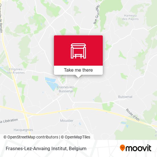 Frasnes-Lez-Anvaing Institut map
