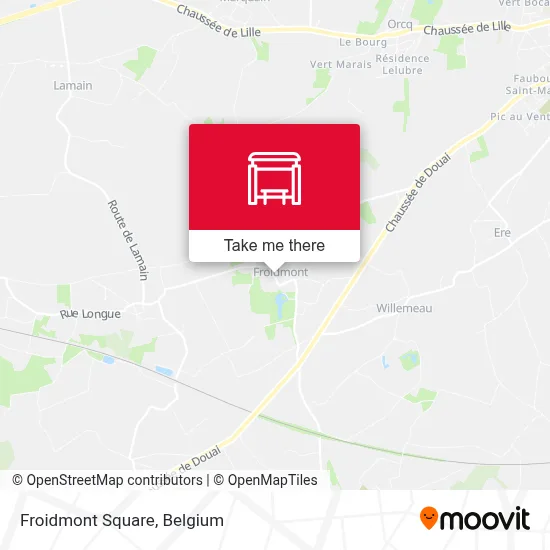 Froidmont Square map