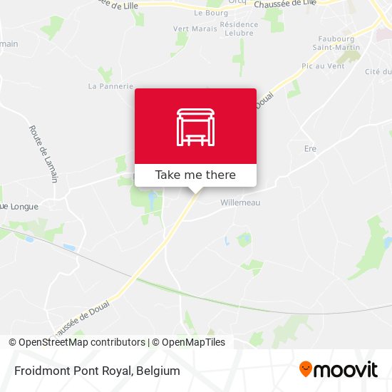 Froidmont Pont Royal plan