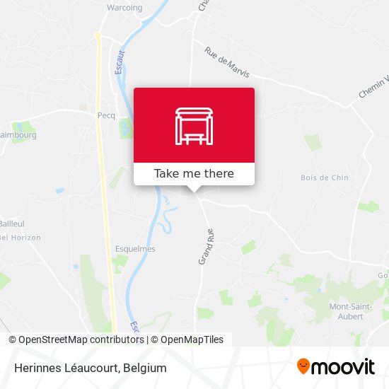 Herinnes Léaucourt map