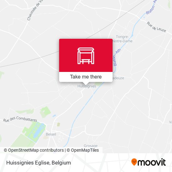 Huissignies Eglise plan