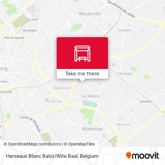 Herseaux Blanc Balot/Wite Baal plan