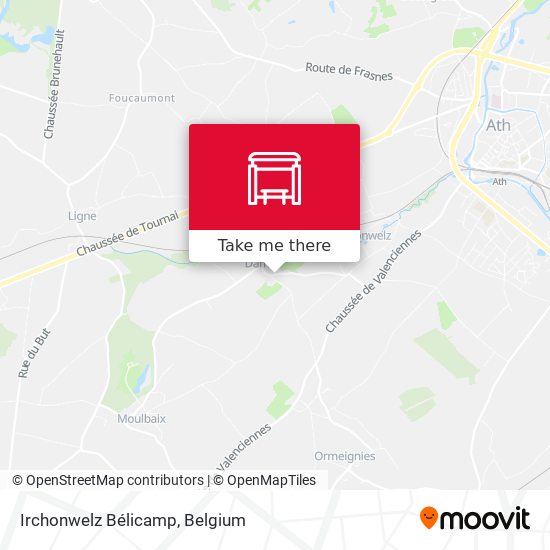 Irchonwelz Bélicamp map
