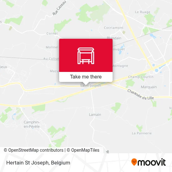 Hertain St Joseph map