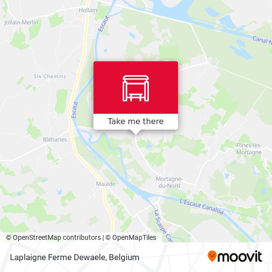 Laplaigne Ferme Dewaele map