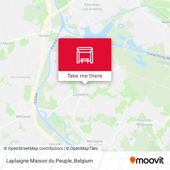 Laplaigne Maison du Peuple map