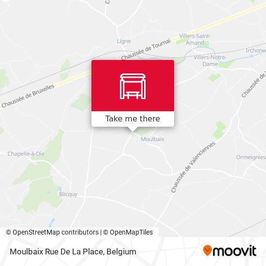 Moulbaix Rue De La Place map