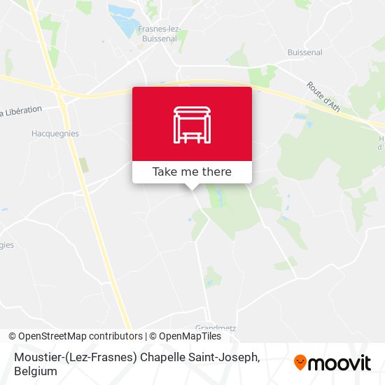Moustier-(Lez-Frasnes) Chapelle Saint-Joseph map