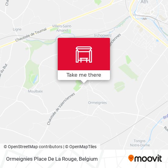 Ormeignies Place De La Rouge map