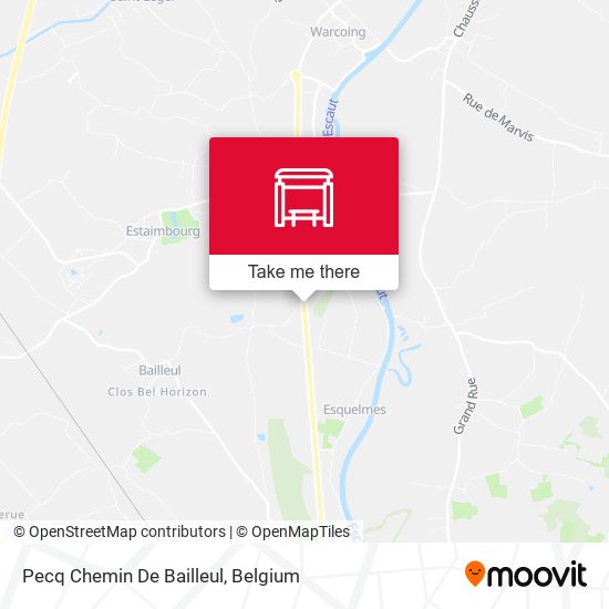 Pecq Chemin De Bailleul map