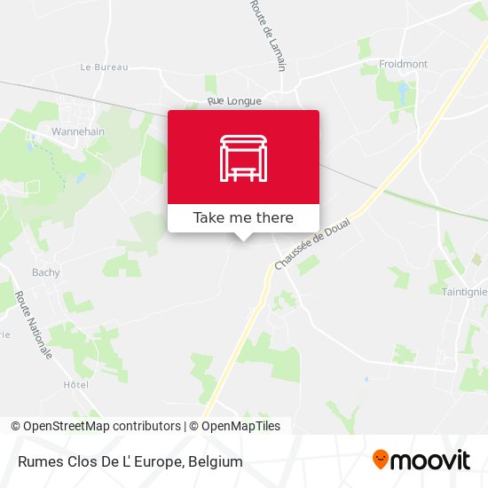 Rumes Clos De L' Europe plan