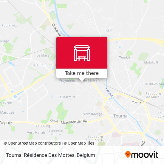 Tournai Résidence Des Mottes plan