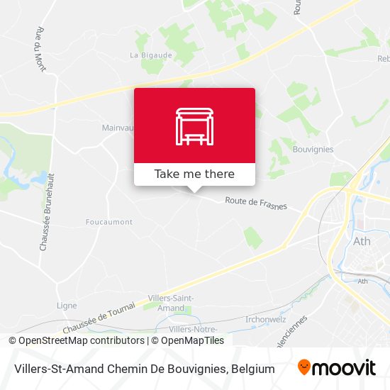 Villers-St-Amand Chemin De Bouvignies map