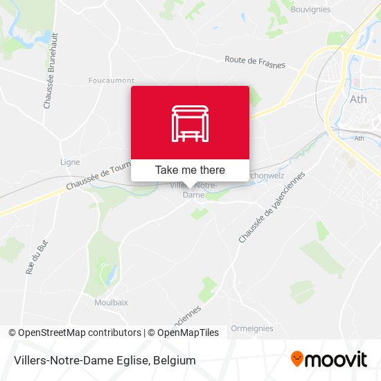 Villers-Notre-Dame Eglise map