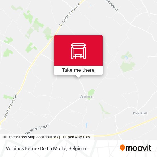 Velaines Ferme De La Motte map