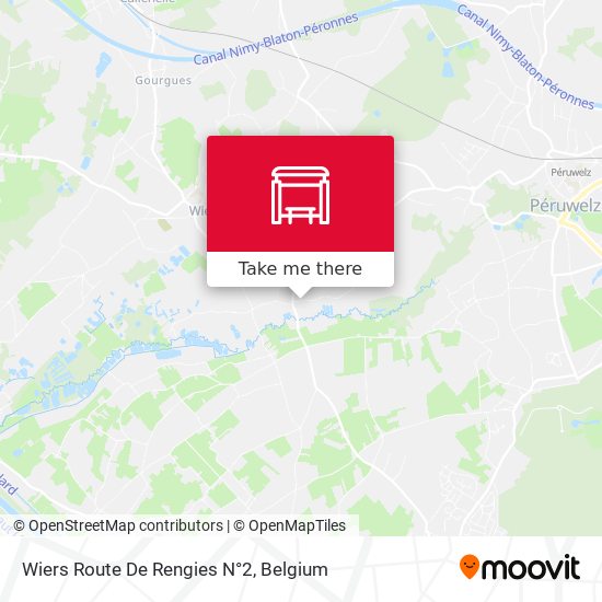 Wiers Route De Rengies N°2 map