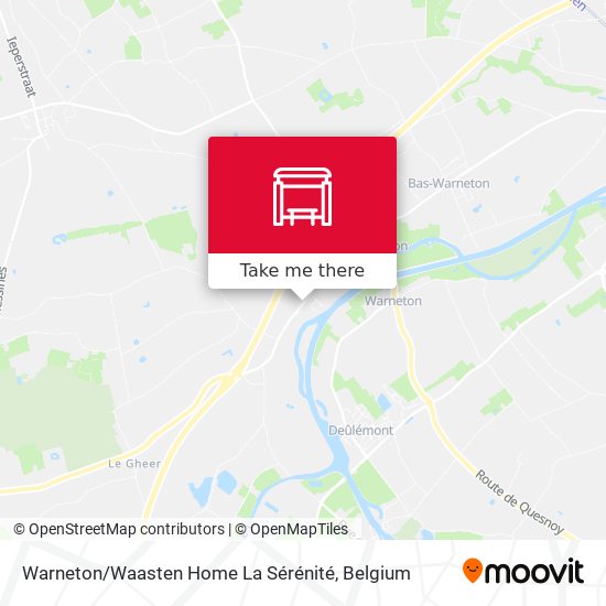 Warneton / Waasten Home La Sérénité map