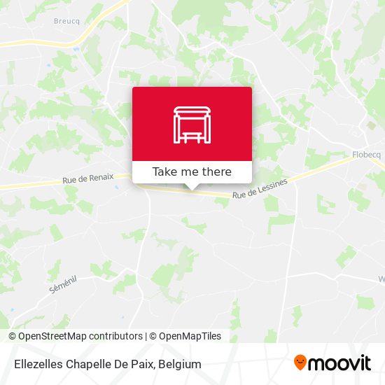 Ellezelles Chapelle De Paix map