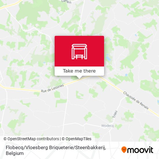 Flobecq / Vloesberg Briqueterie / Steenbakkerij map