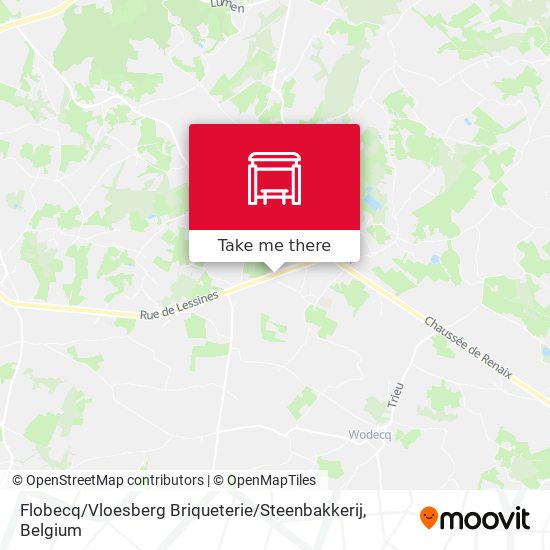 Flobecq / Vloesberg Briqueterie / Steenbakkerij plan